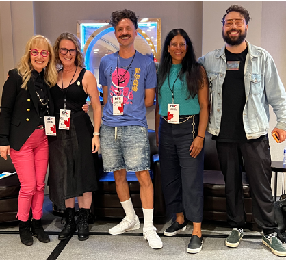 THANK YOU <a href="/SwBenzie/">Scott Benzie</a> <a href="/DigitalFirstCan/">Digital First Canada</a> -- honoured and thrilled to moderate 2 panels (platforms &amp; creators) at 2022 Summit, reconnect and meet so many amazing folks. 
@Jjmccullough <a href="/JeanettePatell/">Jeanette Patell</a> <a href="/deEyre/">Steve de Eyre</a> <a href="/FortierMorghan/">Morghan_Fortier_BA_CEO</a> <a href="/JjMcculloch/">J Mcc</a> <a href="/NEWJplus/">NEWJ</a> (Orbee Roy) <a href="/fred_bf/">Fred Bastien Forrest</a> &amp; many more.