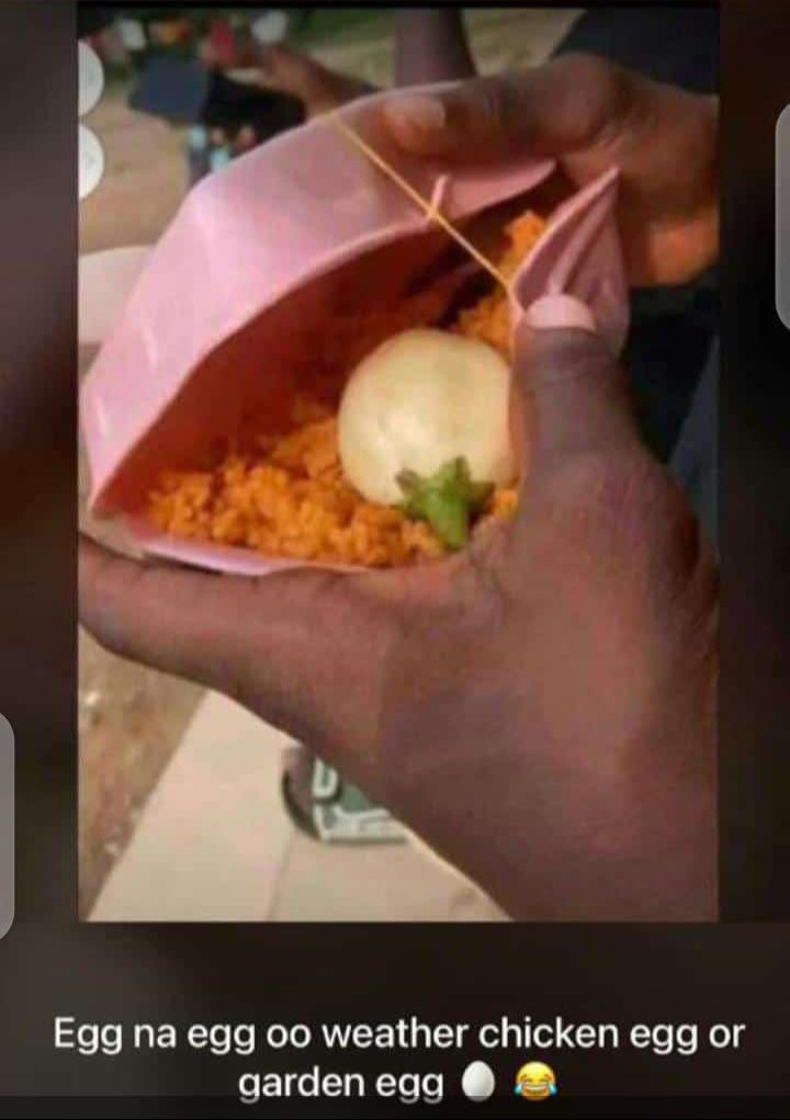 AdaralegbeJohn's tweet photo. Egg na egg 🥚 abeg 😂😂😭😭💔 https://t.co/P3obJRX9Zk