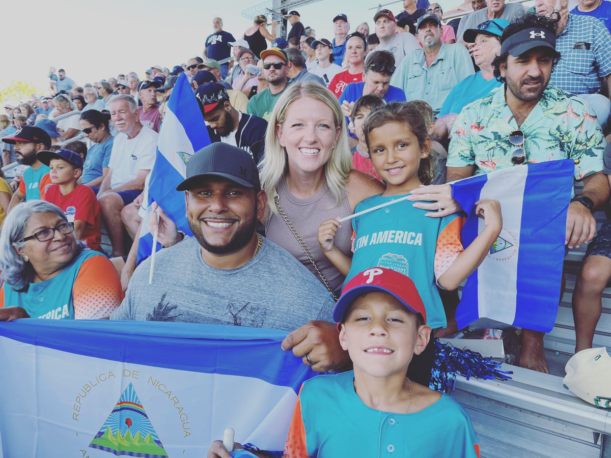 When <a href="/espn/">ESPN</a> reported that #nicaragua was at the #llws with only one parent, the village heard the message and showed up to support these boys! We are so proud of their accomplishments and feel honored to have been their family for one day! <a href="/LittleLeague/">Little League</a>