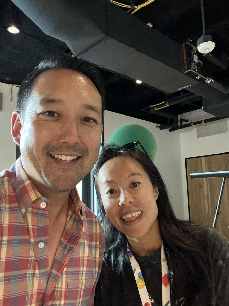 MikeEnomoto's tweet photo. Look who ran into each other @reiks__ #LoveWhoYouWorkedWith https://t.co/g5MJf1xzCR