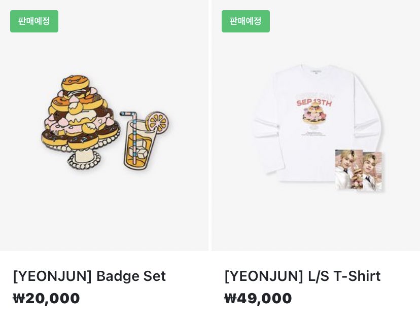 TXT YEONJUN'S BAKE SHOP OFFICIAL MERCHANDISE