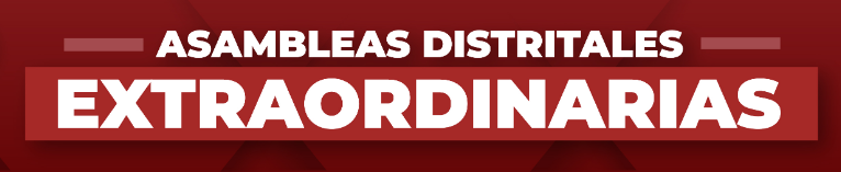 ⚠️Mañana jueves 25 de agosto se llevarán a cabo Asambleas Distritales Extraordinarias en distintos estados del país, con el propósito de repetir el proceso de elección de congresistas nacionales. 

📲 Link de consulta: bit.ly/3TcJ5Kp