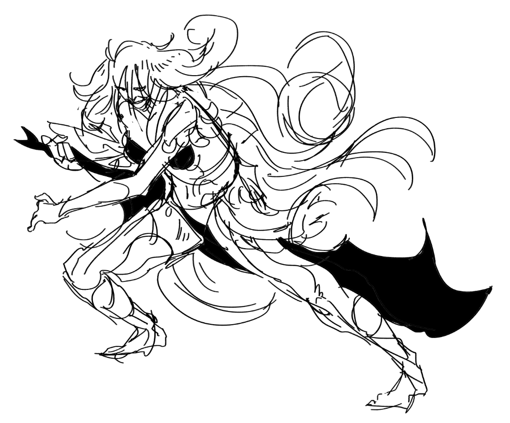 #ffxiv sketches inspired by a certain fight 