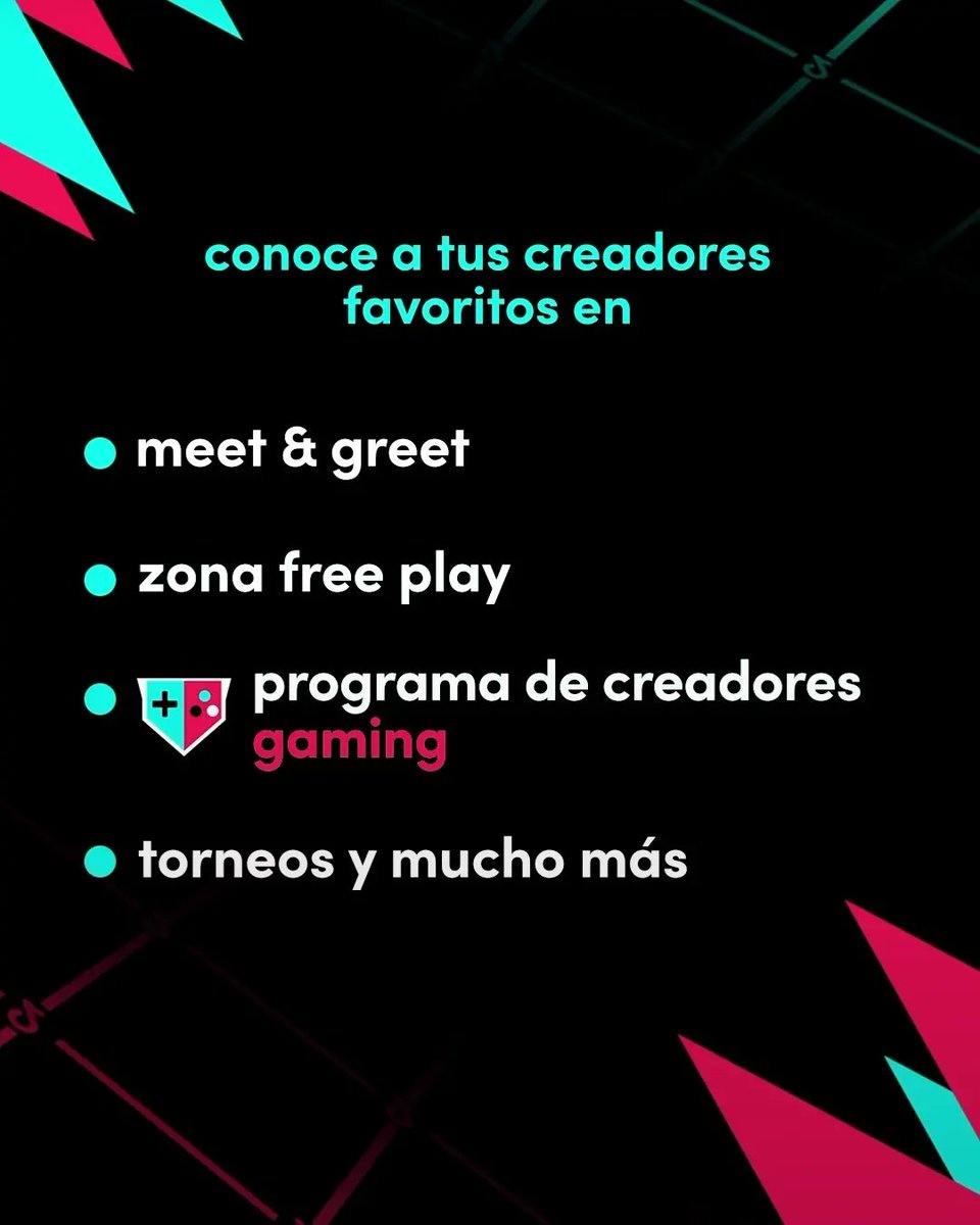 Nos vemos en el <a href="/GAMERGY_Mx/">Telcel GAMERGY México 🇲🇽</a> este fin de semana 🤩

Estaré en el booth de @tiktoklatam para conocernos el: 
VIERNES 19:30 -  20:15
SABADO 14:30 -  17:15

Y el domingo estaré en la master class para hablarles del programa de creadores de gaming 🤩✨

¿Quienes van?  👀