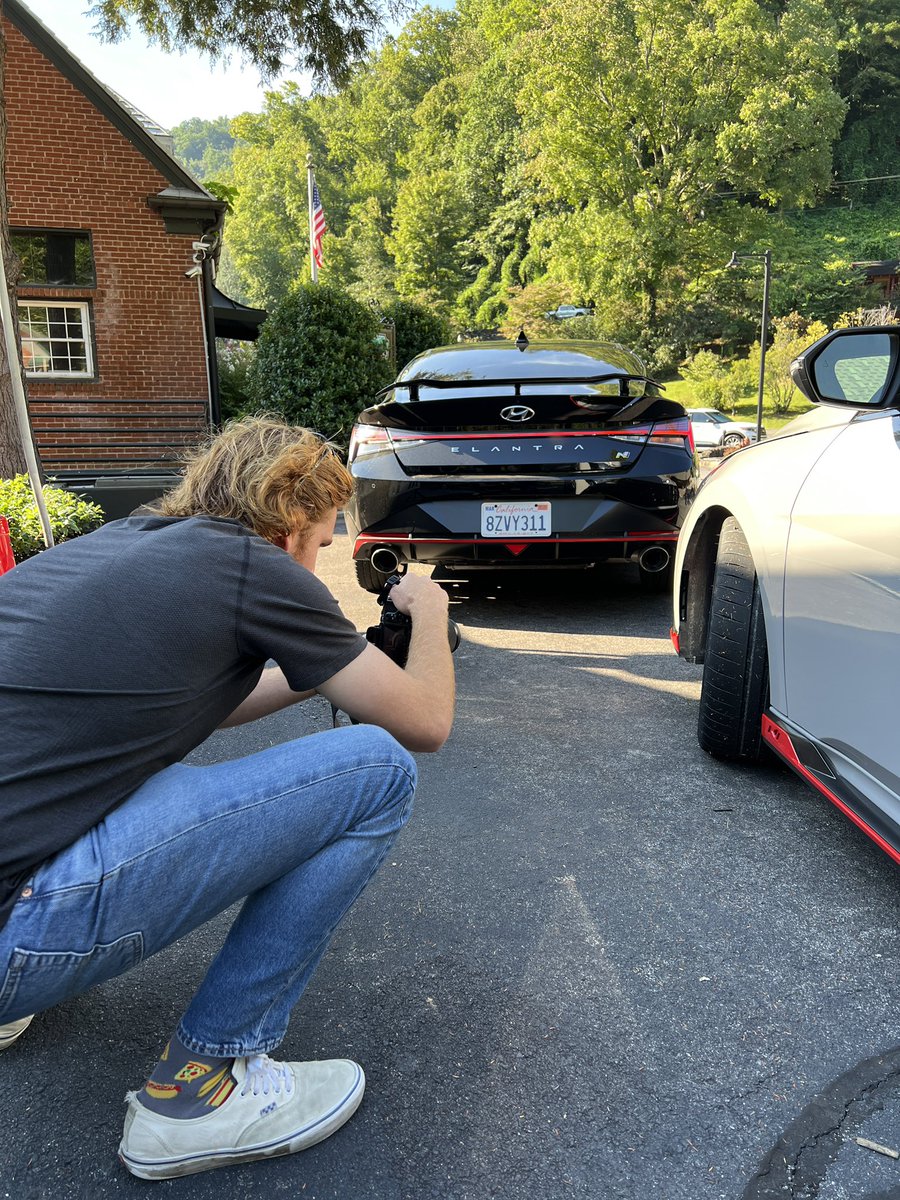 MasonFilippi's tweet photo. These roads + these tires = 😁 - We’re ready for VIR. @MWilkins @MichelinRaceUSA @BHA @Hyundai https://t.co/Hvv6SzL4on