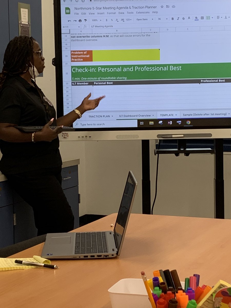 CFriessPBC's tweet photo. Our ILT was off to a great start by having our spectacular TSL Specialist @LetsRead_ITeach & SSCC @JacobW_SSCC explain how to utilize the 5 Star Agenda and #ProjectIgnite structures! @CPedraza_AP @SDPBCProfDev @carlene_millen @pbcsd @NorthmoreElem https://t.co/hXJY0tawZ7