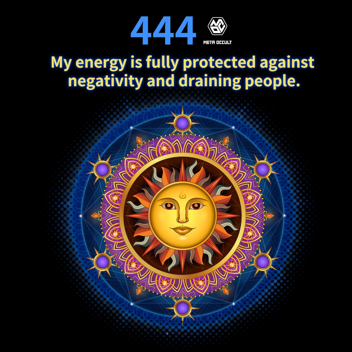 MetaOccult's tweet image. #Dailyblessing  
✨444✨ Good vibes only
Like &amp;amp; rt to affirm 🔯🔯