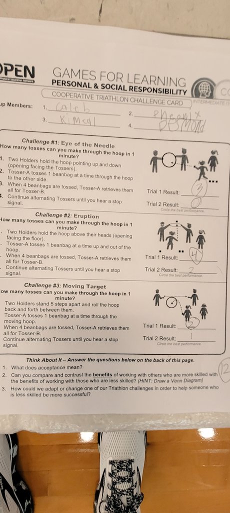 Dragons took the cooperative triathlon challenge today. They did awesome, their teamwork was amazing!
<a href="/FarmerDragons/">Farmer Elementary</a> 
<a href="/meme3rat/">MeMe Ratliff</a>