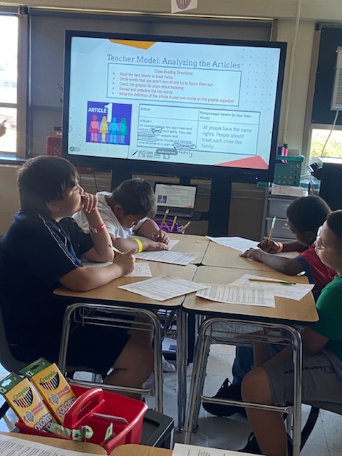 KCPS_Garfield's tweet photo. Engaging students in grade level ELA instruction starting week 1 is what we do @KCPS_Garfield Go Eagles! #DareToBelieve #WeCanAndWeWill 
@kcpublicschools https://t.co/W4413M5x2T