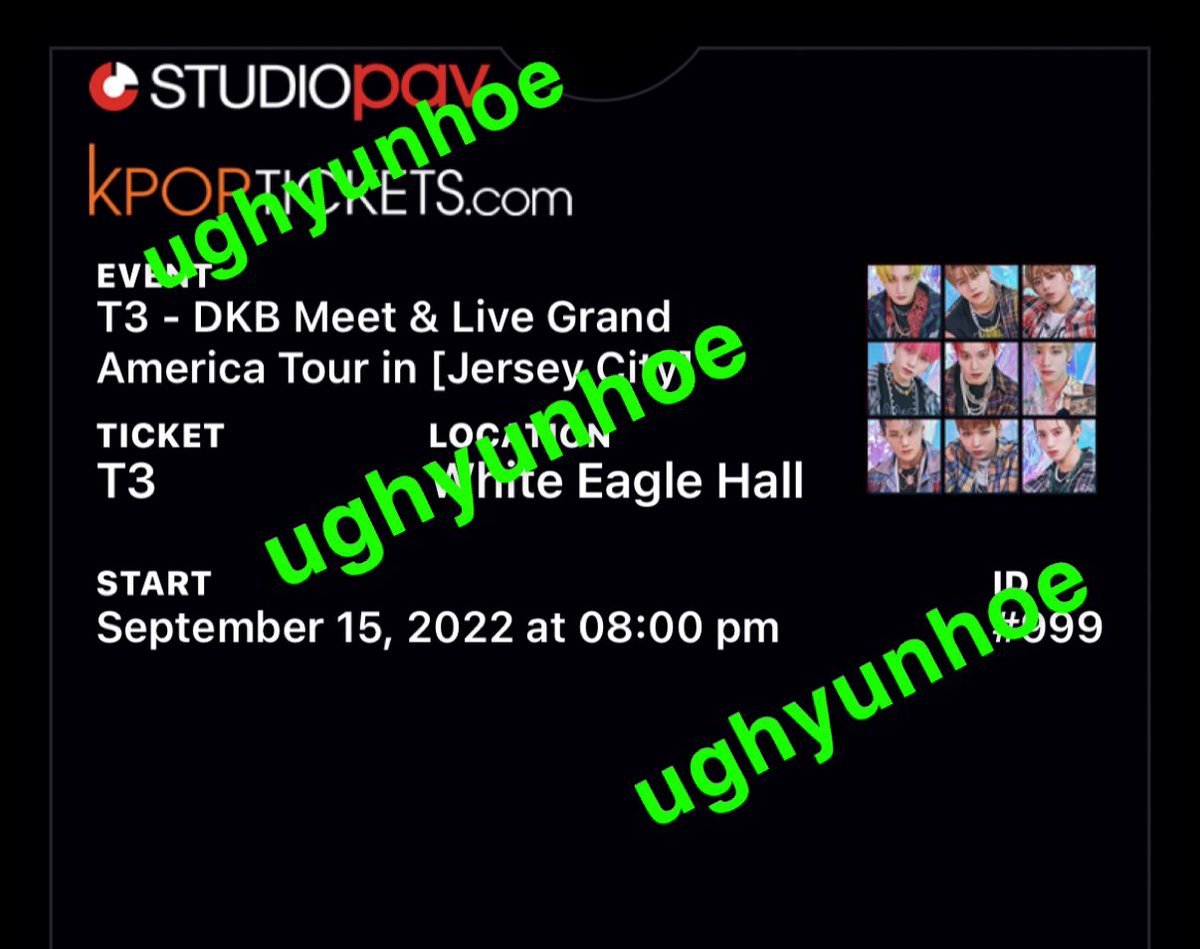 ughyunhoe's tweet photo. WTS T3 DKB TICKET FOR JERSEY CITY
(one ticket)
face value $85 <can negotiate>
venmo or paypal
#DKBinNYC https://t.co/qJ9WqtTqm7