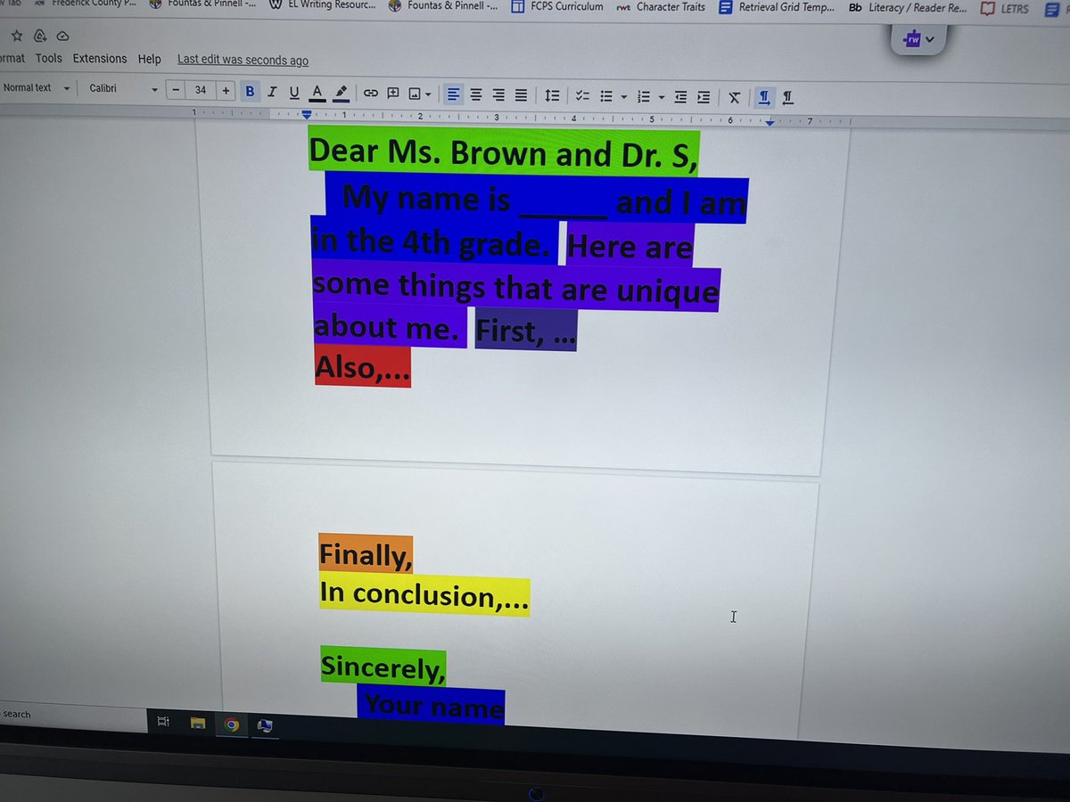 ELABrown83's tweet photo. Ss had a great time listening to a #readaloud of #beYou by #peterreynolds and #writingaboutreading in our #WritingCommunity @FCPSWaverley #onewaverley @WIDA_UW @FCPSMaryland #scaffolds #sentenceframes https://t.co/5dOJpRS5no