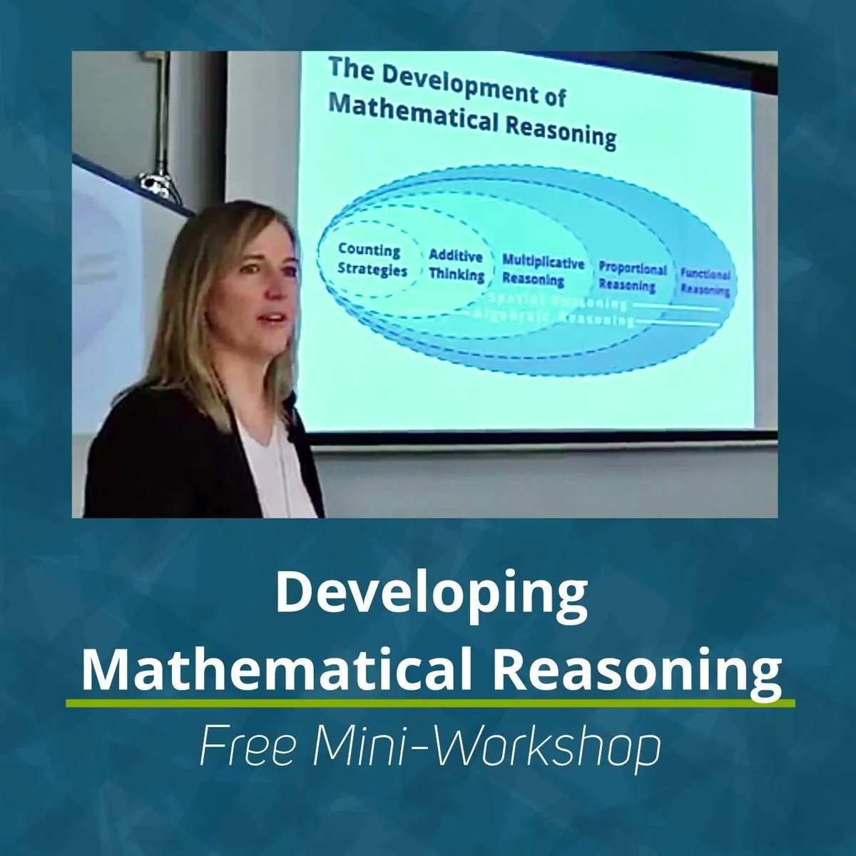Want to help your kids (and yourself!) develop mathematical thinking? <a href="/pwharris/">Pam Harris</a>'s free workshop is a great place to start: mathisfigureoutable.com/freeworkshop  #mtbos #iteachmath #homesschool