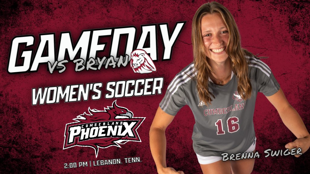 Cumberland Women's Soccer opens its season at home vs Bryan College today! Catch the Phoenix in action at 2:00 pm at Lindsey Donnell Stadium.
🆚 <a href="/BryanAthletics/">Bryan College Athletics</a> 
📺bit.ly/3dWgA3C
📊bit.ly/3dWgA3C
#WeArePhoenix | <a href="/CUWomensSoccer/">Cumberland W Soccer</a>