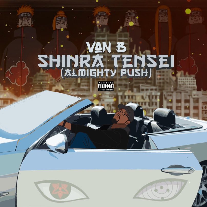 VanBeeda's tweet photo. My first album cover😎 #Naruto #ShinraTensei #AlmightyPush https://t.co/0SzYnnPC2W