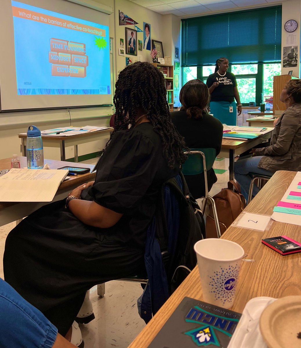 Shoutout to <a href="/AishaHoward/">Aisha Howard</a> who keeps it real, keeps it funny and challenges us all to be better for kids. Thankful to have her as a leader and principal coach. <a href="/CHCCS_Leaders/">CHCCS School Leadership</a> <a href="/chccs/">Chapel Hill-Carrboro City Schools</a> <a href="/EphesusElem/">Ephesus Elementary</a>