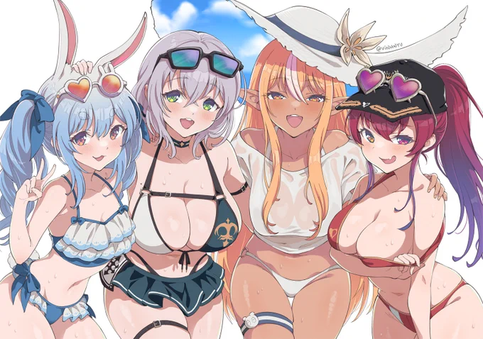 終わらないホロライブサマー #ぺこらーと#ノエラート #しらぬえ #マリンのお宝 