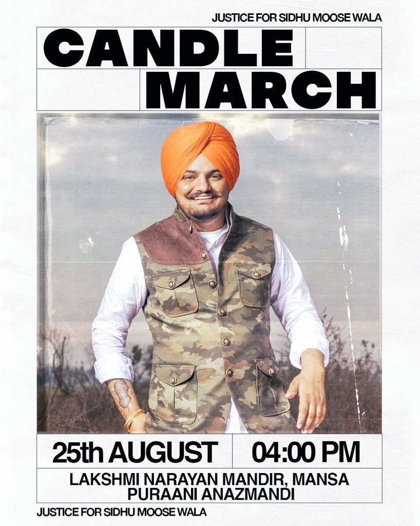 RiteshLakhi's tweet photo. #JusticeForSidhuMooseWala
Bullet demands shall be

1) Set up a high powered Commission of Inquiry- terms of reference- security lapses, intel, info leaks

2) Time bound Probe into conspiracy- linkages of underworld with Pbi music Industry

3) Extradition of #goldybrar https://t.co/7noUhlTG9p