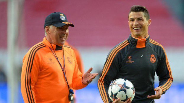 MK_class_ic's tweet photo. 🗣️Carlo Ancelotti : 
"No disrespect to anyone else but Cristiano Ronaldo is the greatest player i have ever coached." https://t.co/9pwCAfhwBF