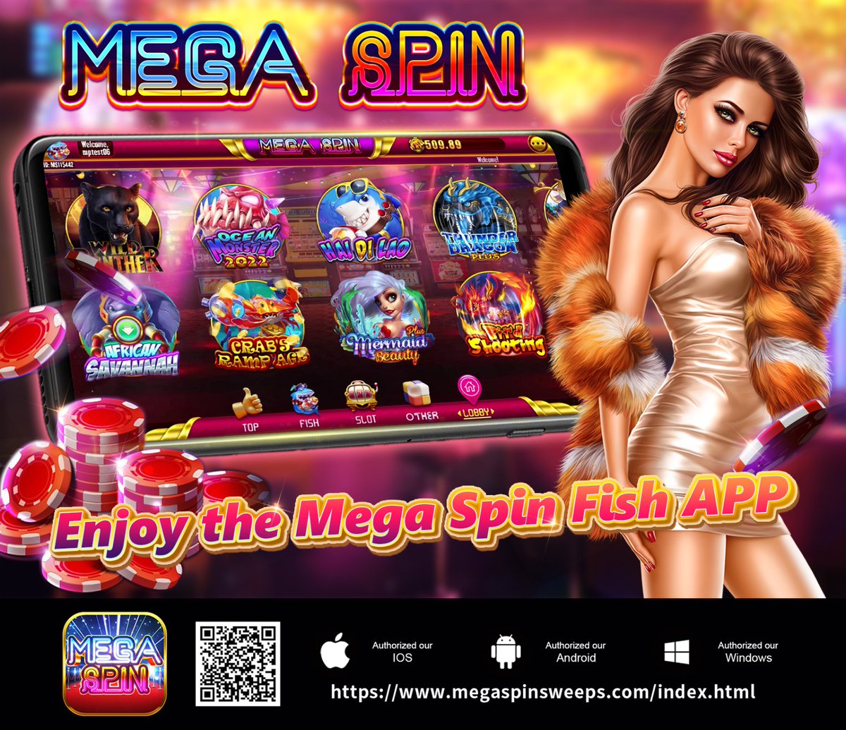 AbbyHu193Plus's tweet photo. More than 50 slot fish games in. 
Welcome to be our platform distributor.
Mega Spin online game will help you to make more profit. https://t.co/mvx7c7Om1B