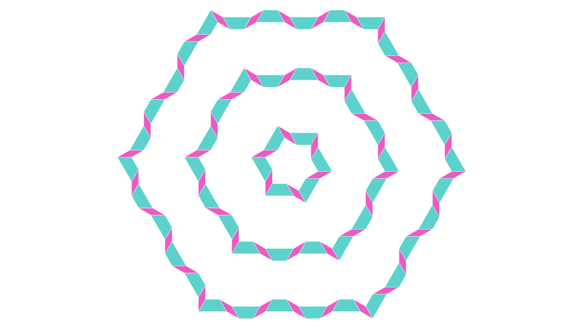 MrJohnRowe's tweet photo. Yesterday's #patternlunch continued.

This was fun and there was a big sense of relief when I realised it would actually work out 😅

#polypad @desmosclassroom @MathigonOrg #mtbos #iteachmath https://t.co/K9oFQBvi53