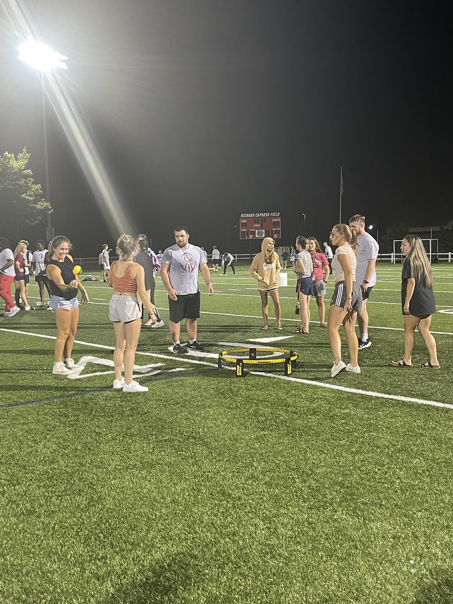 goAMCATS's tweet photo. A few more images from tonight’s preseason fall student athlete event. #preseason2022 #yardgames #icecream #AMCATFamily https://t.co/IpXOHWEPLr