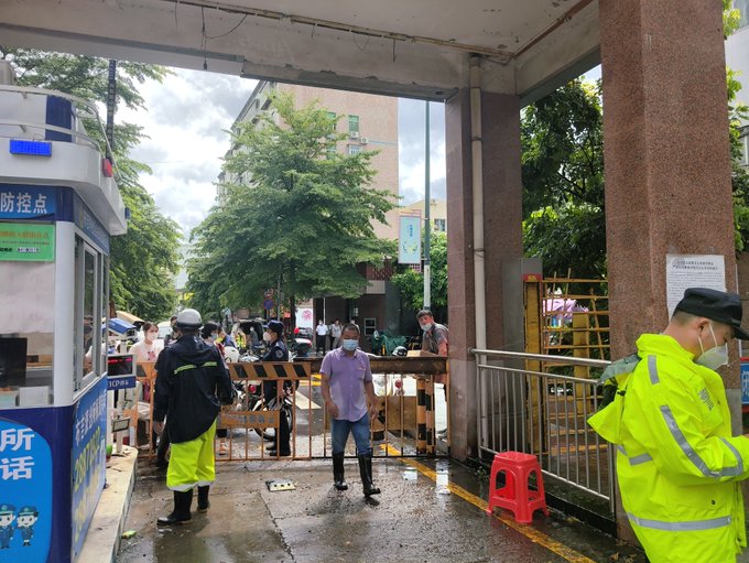 Someone tested positive in my complex so flash lockdown for 24 hours or so until they re-tested everyone