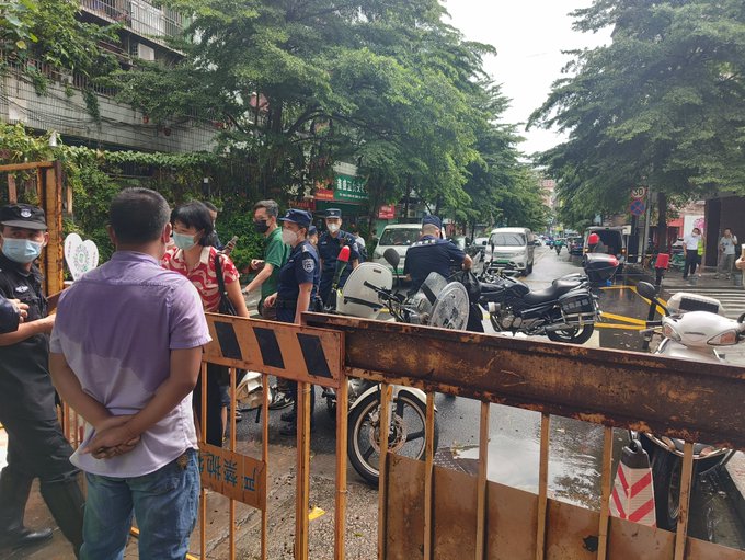 Someone tested positive in my complex so flash lockdown for 24 hours or so until they re-tested everyone