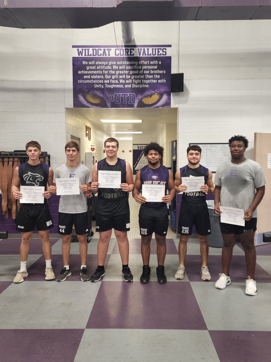 HeathClawson's tweet photo. Congratulations to your 2022 @etxhsfb Team Captains!So proud of these young men &amp; this team!These 6 were selected by their teammates &amp; coaches to lead us this season

@JustinStrong05
@jonathan_meurin
@Blainemueller21
@CameronHardy33
@KevinLove_66
@JackieW84110210
#UTD #ONaMI22ION https://t.co/i5MxhcE36u