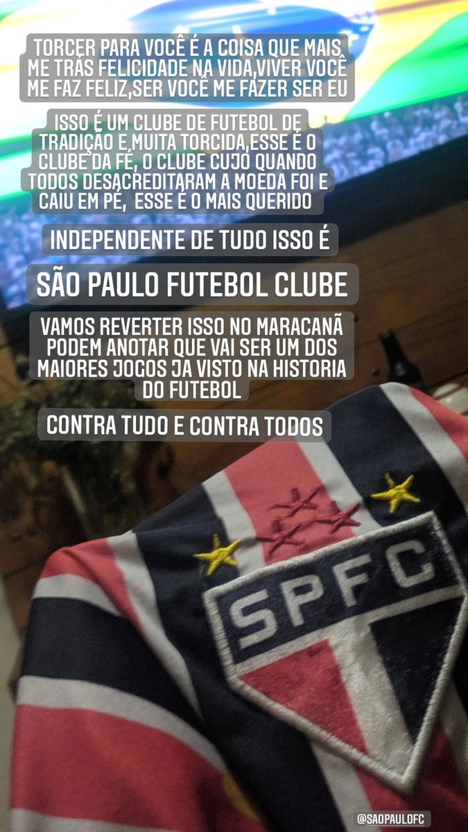macieljps22's tweet photo. São paulo é isso.
@SaoPauloFC https://t.co/0jE2JWhUMt