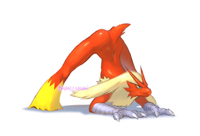 バシャーモ#自分の好きなキャラ一人の画像を四枚貼る #Blaziken #pokemon 