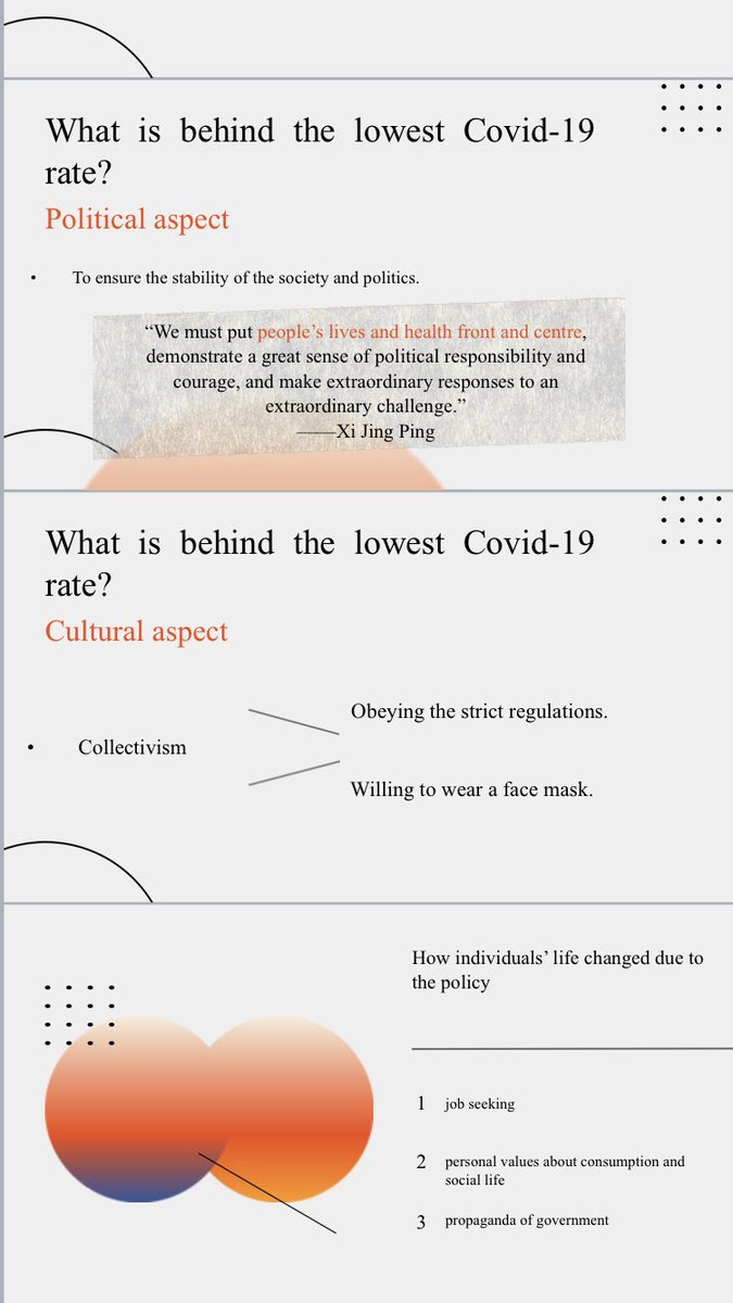 🌟個人分科会🌟
日中両国での政府、市場と個人の関係について話しています！両国の社会に影響を与える「集団主義」について話しましたが、中国では「個人主義」がその対極として、利己性と強く結び付けられ、よくないものとして扱われていることに驚きました。今後も発見をより深めていきます！
