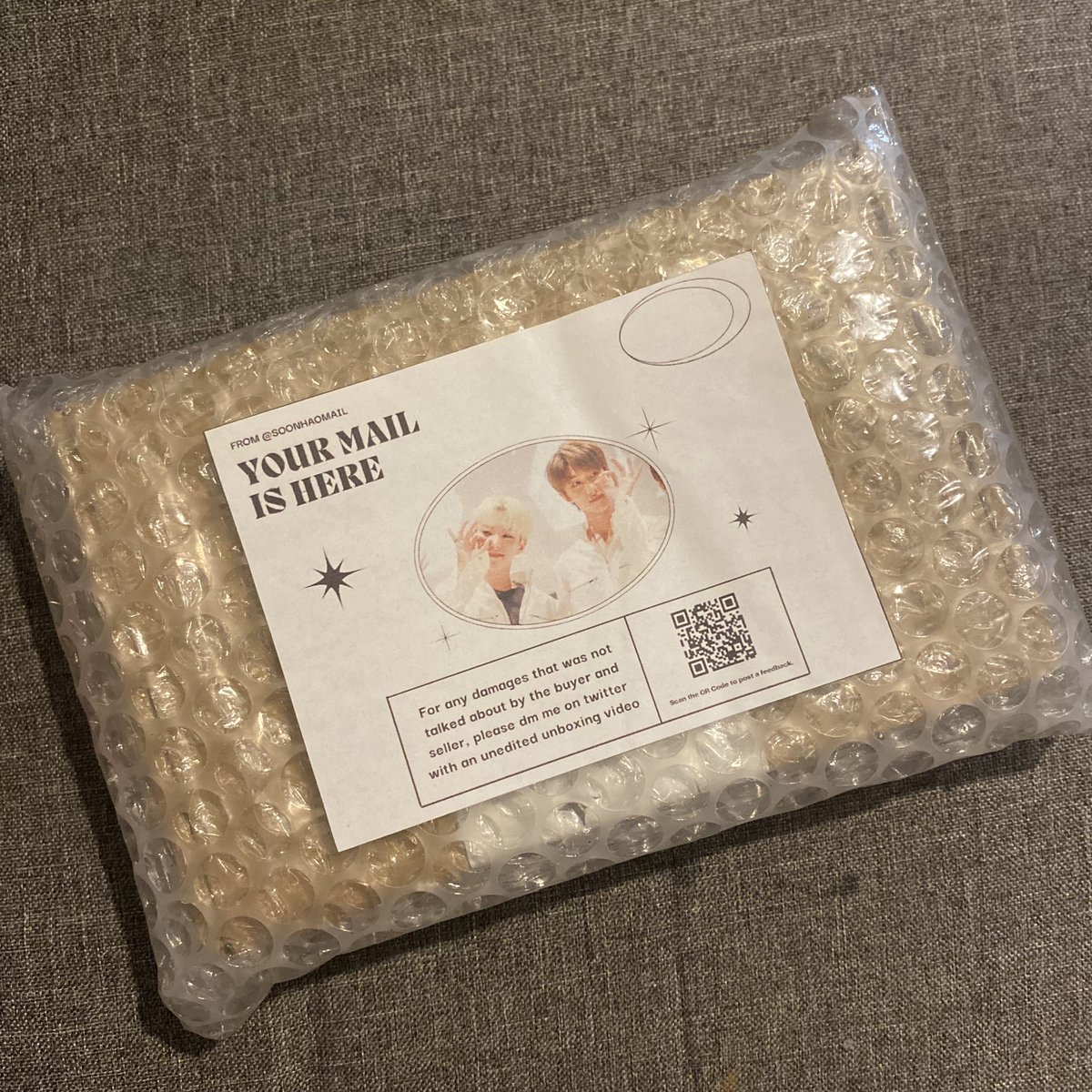 jeymsmiko's tweet photo. 1/5 of mingyu kambing is home (my first bns transaction ever π€§)
ty @soonhaomail #bdcproofs https://t.co/ZUOALZkS7J