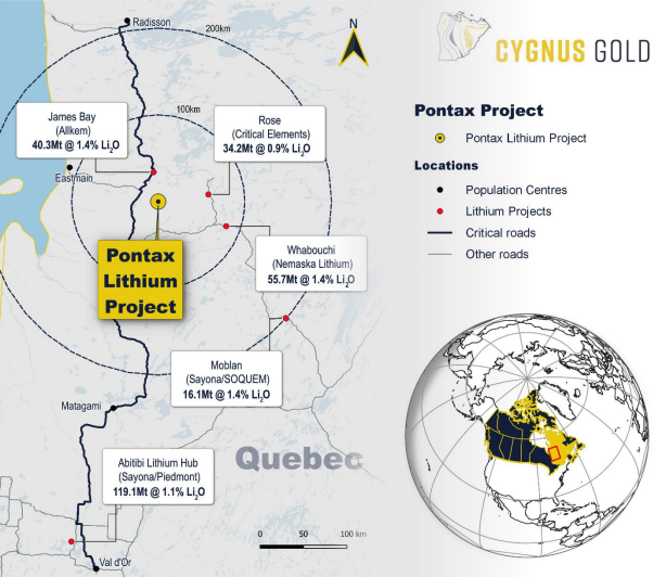 CygnusMetals1's tweet photo. We are moving quickly to create value at our recently-secured #Pontax Lithium Project in Quebec, Canada with exploration underway ahead of maiden drilling program: https://t.co/VrTNjjeIyO
The exploration program is the first time the project has been explored since 2019.
#CY5 https://t.co/T90o6vurxo