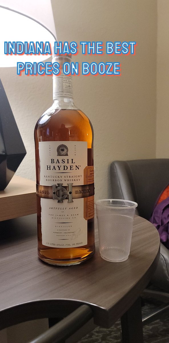 curseofthegooch's tweet photo. Had to take advantage of the liquor prices in Indiana. Half gallon of my favorite bourbon.
#Bourbon #basilhayden #crossroadsofamerica https://t.co/QSvCFj5Ub8