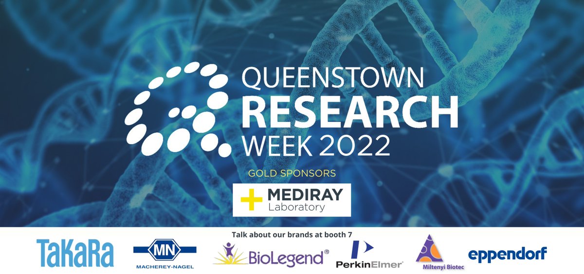 MedirayNZL's tweet image. Queenstown Research Week 2022 is less than a week to go! 

@TakaraBioUSA @MNSwitzerland @BioLegend @PKILifeScience @miltenyibiotec @Eppendorf_Group @QTResearchWeek 

#QRW2022