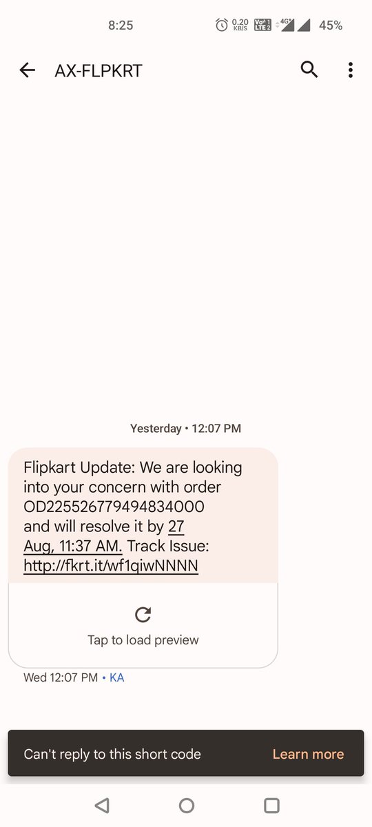 dhanamjayatm's tweet photo. @Flipkart refer the messages received from u guys https://t.co/1FV3DLnPBz