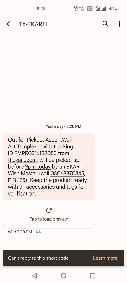 dhanamjayatm's tweet photo. @Flipkart refer the messages received from u guys https://t.co/1FV3DLnPBz