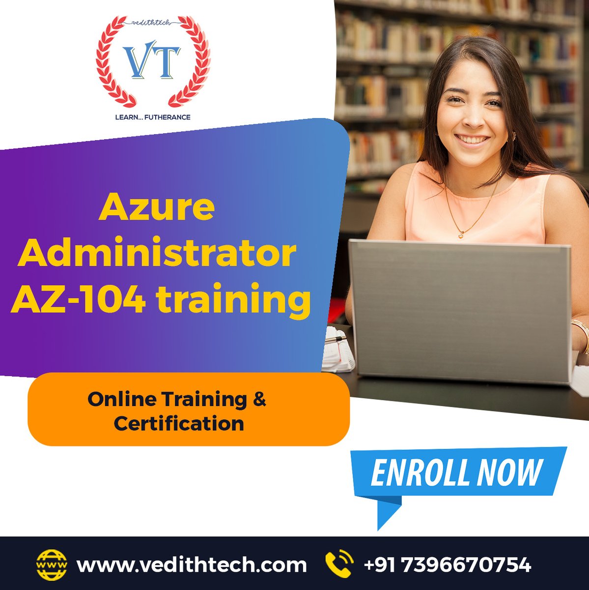 yashved12's tweet photo. Learn the Most Popular Course Azure Administrator Az-104, Vedithtech is the Best Training Institute in Hyderabad

Visit:-https://t.co/0HjgTFYDwv
Contact no:- 7396670754

#vedithtech #azure #training #certification #azureadministrator #besttraininginhyd
#bestazuretraininginstitute https://t.co/WUs4GsQe11