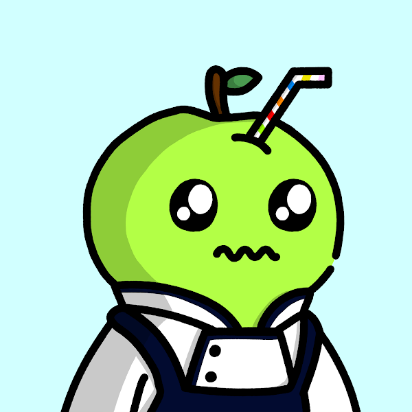 New cutie PFP 😍🥰✨

Decided to join the <a href="/frootsnft/">FROOTS 🧃</a> fam 🧃🧃 and get a tiny apple 🍏🥺

Where are my frooties?
#FGMI