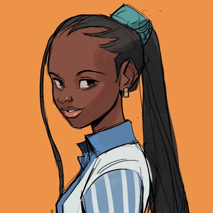 Cool down sketch from yesterday. 