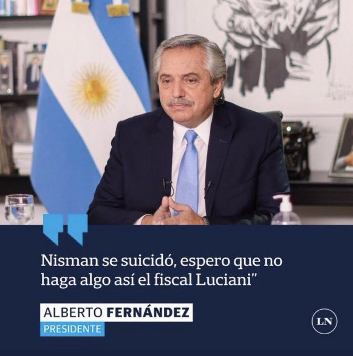 Nikgaturro's tweet photo. La frase del Presidente es una amenaza directa agravada por su investidura. De una gravedad inusitada. Esto es: DENUNCIA JUDICIAL y JUICIO POLÍTICO. Argentina ya no puede permitirse ni un segundo más el descaro de la IMPUNIDAD. #Nisman #AlbertoFernandezEnTN https://t.co/1tTicOm09P