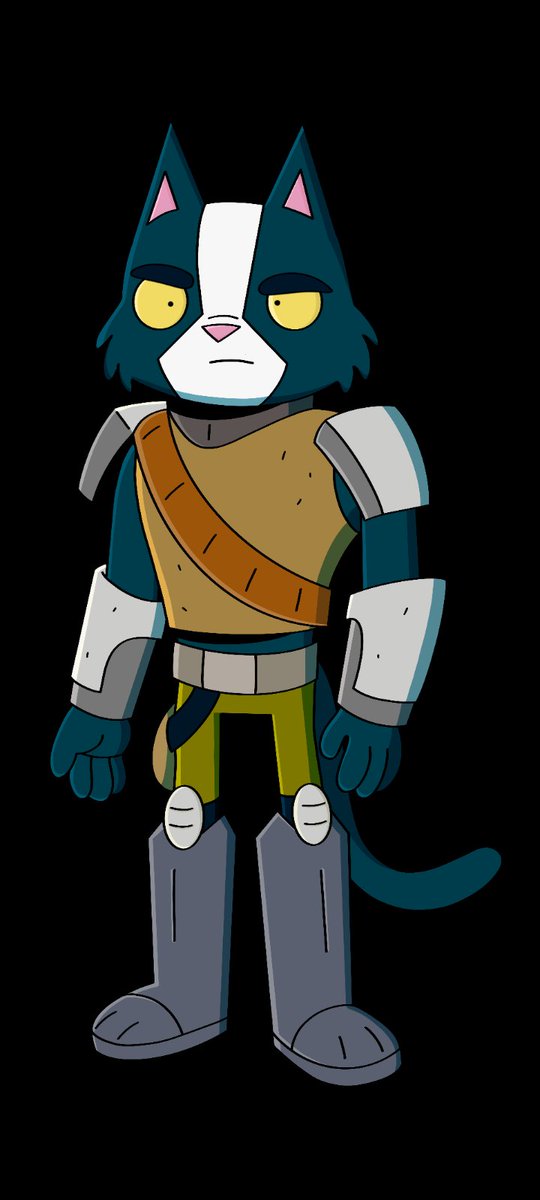 W0LF_712's tweet photo. #FinalSpace
 Little Cato's outfit having similar aspects/taking inspiration on Avo's outfit was a detail i always liked in the show, so the idea of him changing to a outfit similar to the king in s4 is quite depressing to me. But on the other hand, it would had been awesome if+ https://t.co/oIxXtznurV