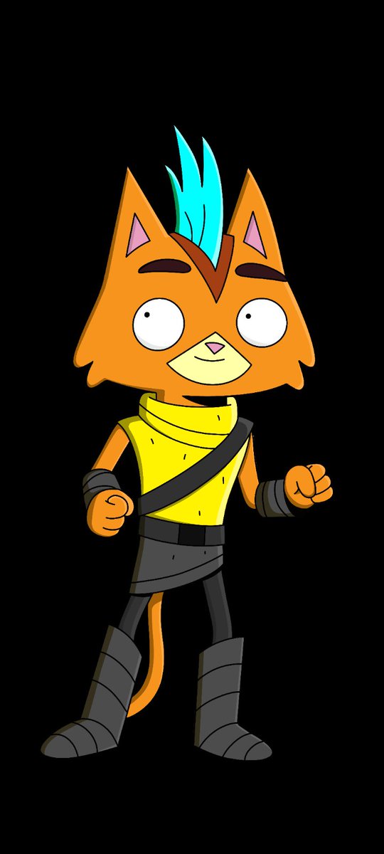 W0LF_712's tweet photo. #FinalSpace
 Little Cato's outfit having similar aspects/taking inspiration on Avo's outfit was a detail i always liked in the show, so the idea of him changing to a outfit similar to the king in s4 is quite depressing to me. But on the other hand, it would had been awesome if+ https://t.co/oIxXtznurV