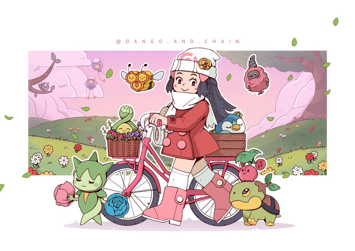 SoanjaC's tweet photo. Flower harvest day 🌷🌻🌿
#Pokemon https://t.co/x6JWyRp6CR