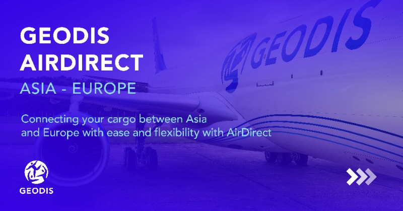 GEODIS_Group's tweet photo. Through our #AirDirect Controlled Network, #GEODIS gives customers access to reliable and direct rotations between China and Europe (Amsterdam & London) 4 times a week. 🌏
Get A Quote ➡️ https://t.co/H3P844Fkzg
#KeepRising