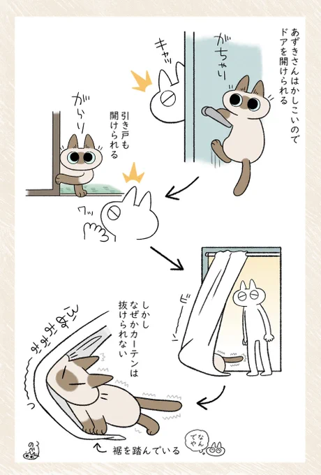 \めくって～/ #シャム猫あずきさんは世界の中心 