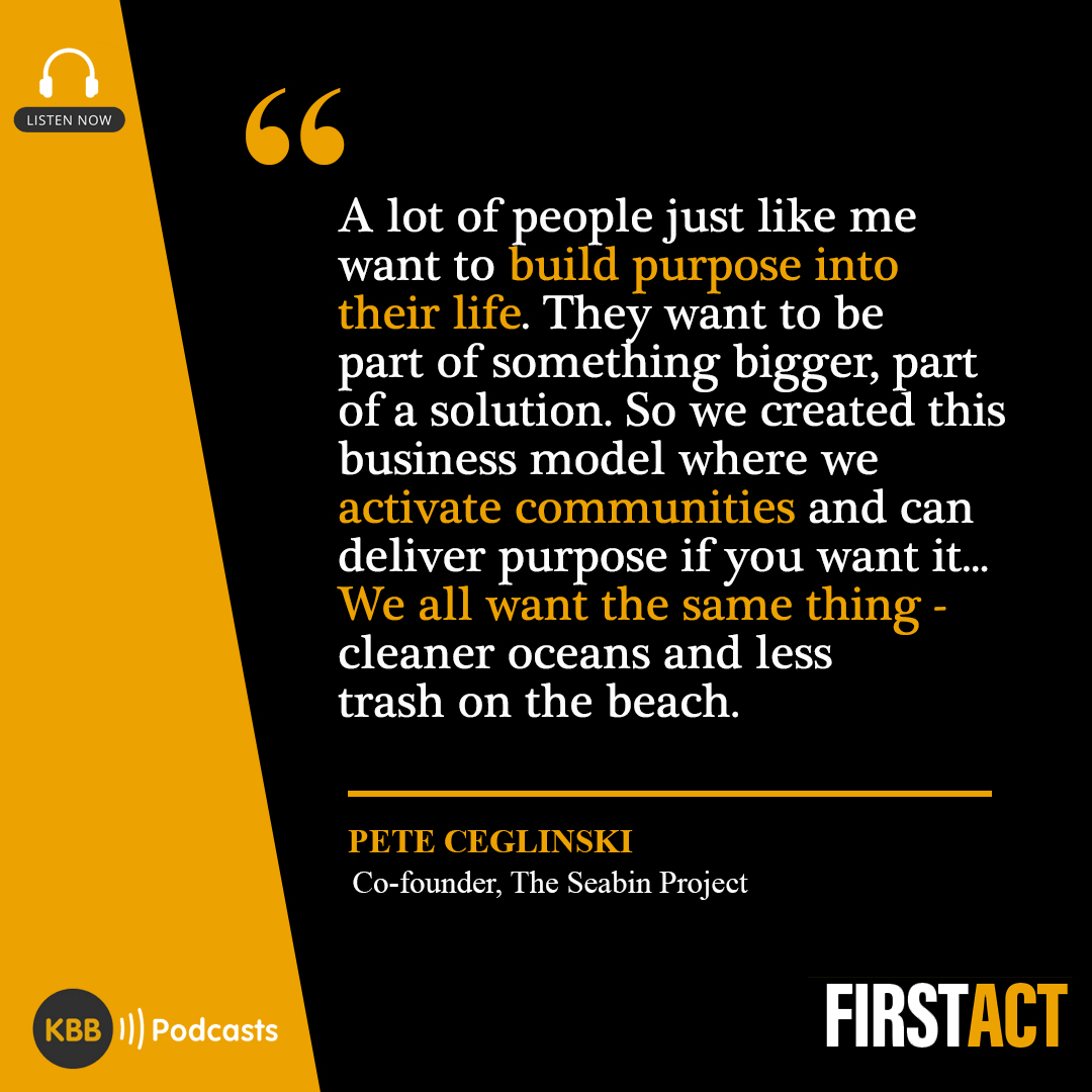 KochiesBiz's tweet photo. “The perfect beach doesn't exist because every single shoreline on earth has plastic pollution problems,” says @Seabin_project co-founder, Pete Ceglinski. 

Listen to this thought-provoking and inspiring episode of First Act! > https://t.co/53MSPwhvZF https://t.co/8hhSEnkcDK