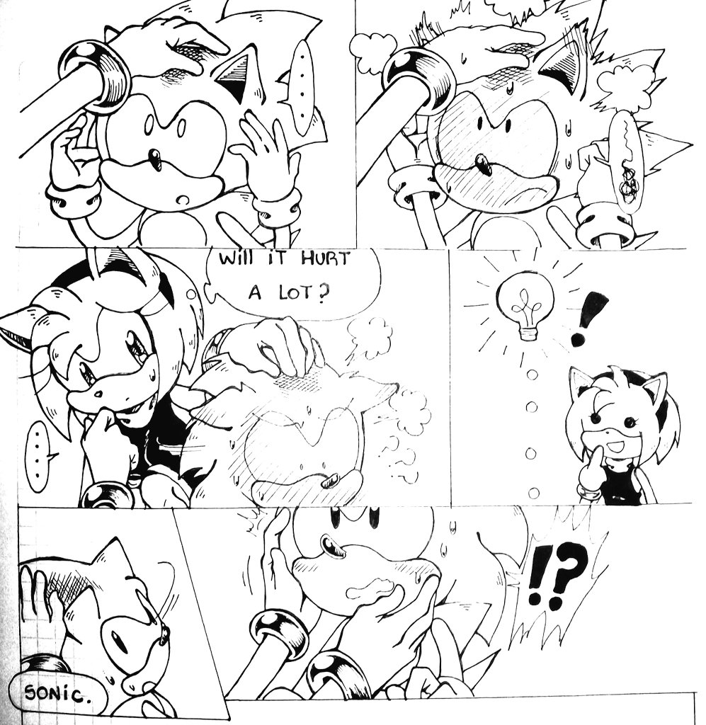 Sheila96716588's tweet photo. 💕💕Sweet kiss💕💕
                 💗💙💖💙💗
#SonAmy #SonicTheHedgehog #AmyRose https://t.co/A7GPO2fuAr
