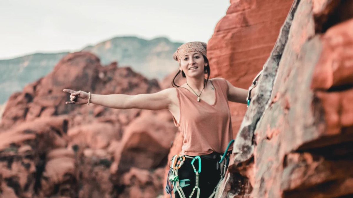 Friends and family are remembering Angela Heinz, a 24-year-old from Ipswich who died in a climbing accident in the Black Hills last weekend. bit.ly/3AIZAXu