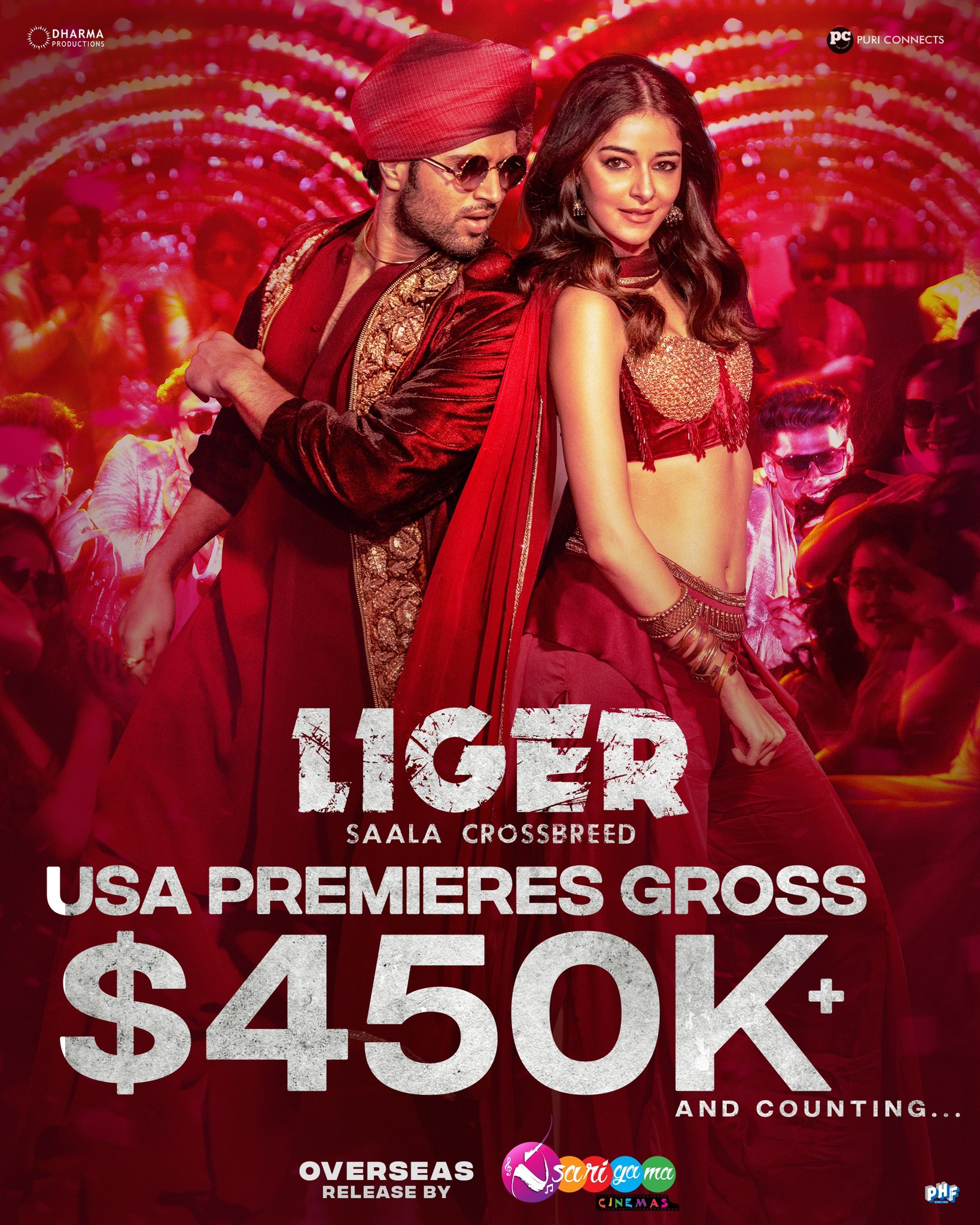 T2BLive.COM on Twitter: "#Liger USA Premieres Gross $450K+ and counting